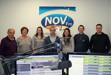 Iconographie - L'équipe de la radio Nov FM