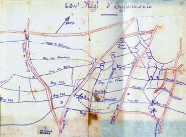 Iconographie - Position du 204e d'Infanterie