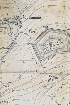 Iconographie - Plan du fort de Douaumont