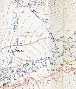 Iconographie - Le secteur de la cote du Poivre