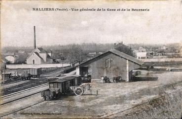 Iconographie - Vue générale de le gare et de la beurrerie