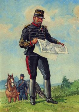 Iconographie - Officier artilleur 1885
