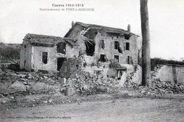 Iconographie - Bombardement à Pont-à-Mousson