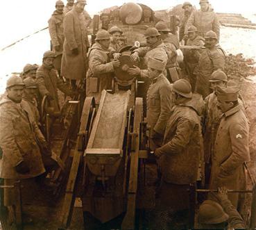 Iconographie - Artillerie Fleury devant Douaumont