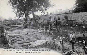 Iconographie - Cimetière militaire de Blercourt