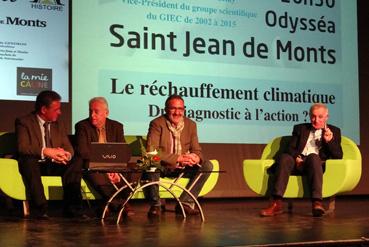 Iconographie - Conférence sur le réchauffement climatique avec le Pr. Jean Jouzel