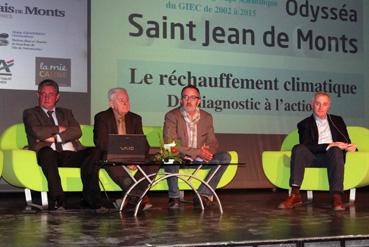 Iconographie - Conférence sur le réchauffement climatique avec le Pr. Jean Jouzel