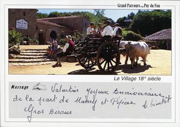 Iconographie - Grand parcours du Puy du Fou - Le village 18e siècle