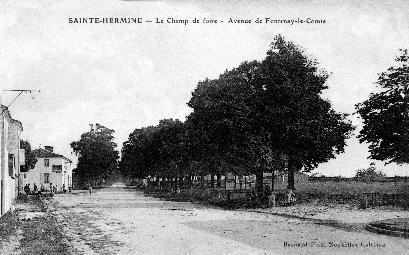 Iconographie - Le champ de foire - Avenue de Fontenay-le-Comte