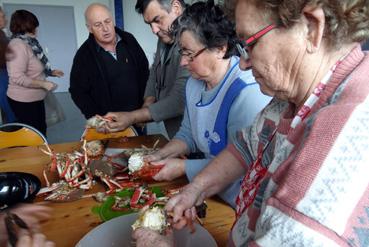 Iconographie - Préparation de la salade d'araignées de mer