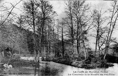 Iconographie - La Chaussée et Moulin de Pré-Vero