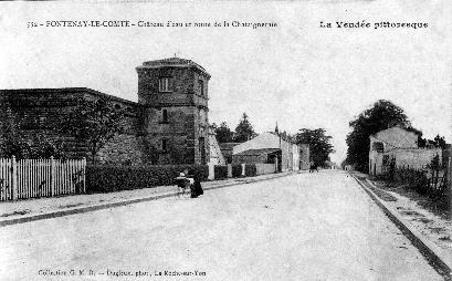 Iconographie - Château d'eau et route de la Châtaigneraie