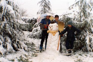 Iconographie - Un bonhomme de neige