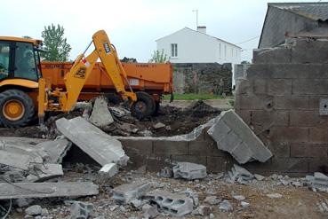 Iconographie - Travaux de déconstrution à La Lande en Beauchêne