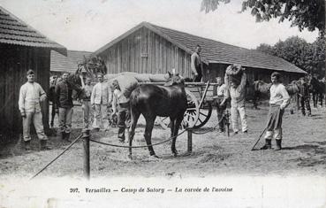 Iconographie - Camp de Salory - La corvée de l'avoine