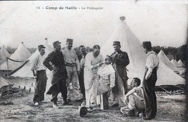 Iconographie - Camp de Mailly - Le perruquier