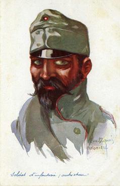 Iconographie - Major d'infanterie autrichienne