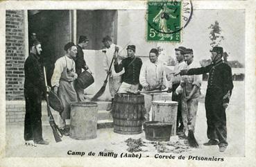 Iconographie - Camp de Mailly - Corvée de prisonniers