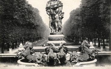 Iconographie - Jardin du Luxembourg, la fontaine Carpeaux