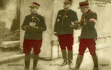 Iconographie - La guerre 1914/15 - Castelnau et Joffre