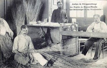 Iconographie - Atelier de pré-apprentissage des mutilés de  Maison-Blanche