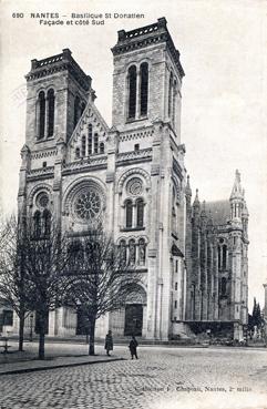 Iconographie - Basilique Saint-Donatien - Façade et côté Sud