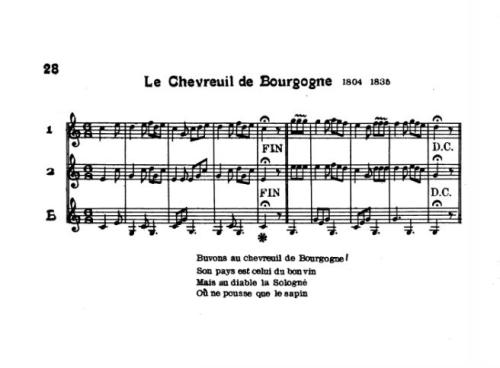 Partition - Chevreuil de Bourgogne (le) 