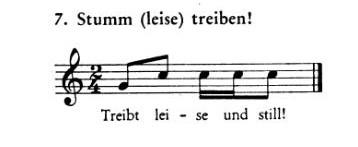 Partition - Stumm (leise) treiben ! - Battue muette ! 