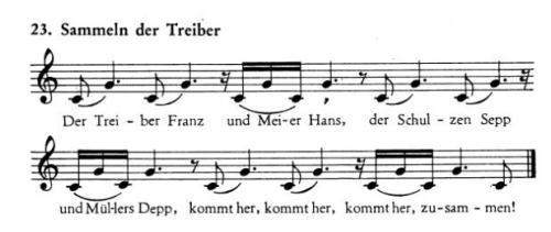 Partition - Sammeln der Treiber - Rassemblement des traqueurs 