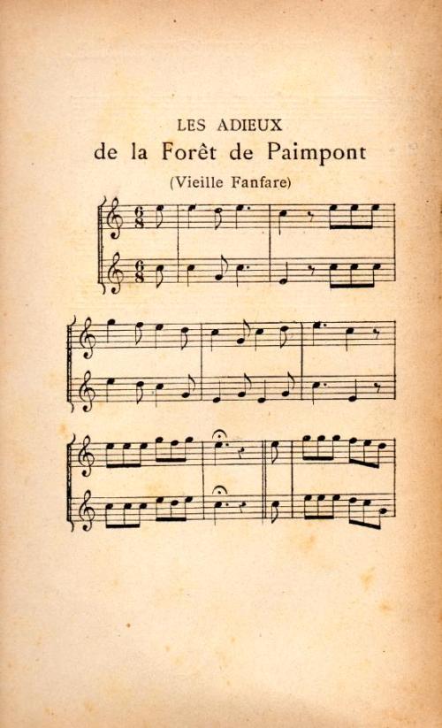 Partition - Adieux de la Forêt de Paimpont (Les) (Vieille Fanfare) - Partition 1/2 