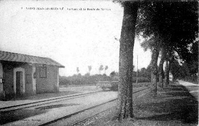 Iconographie - La gare et la route de Nantes