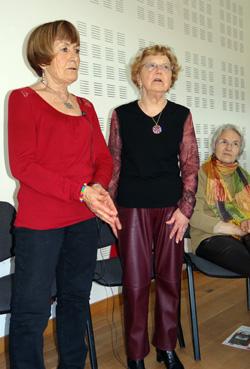 Iconographie - Contes à La Granjagoule avec Thérèse Dufour et Gisèle Gallais