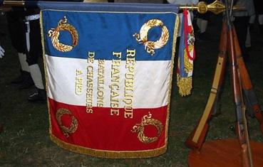 Iconographie - Le drapeau des bataillons des chasseurs à pied