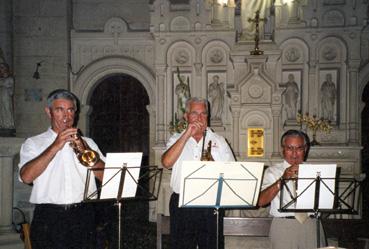 Iconographie - Musiciens à l'église à une noce