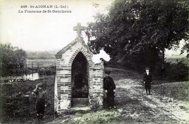 Iconographie - La fontaine de St-Gauchoux 