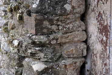 Iconographie - L'Halbrandière - Maçonnerie de l'embrasure de la porte 