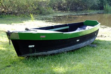 Iconographie - Une barque à l'Halbrandière