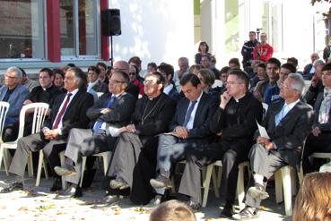 Iconographie - Inauguration de l'école Sainte Marie - Les personnalités