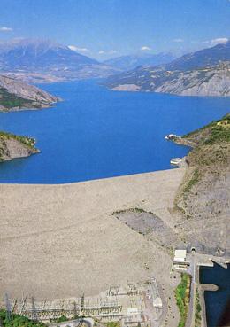 Iconographie - Le barrage de Serre-Poncon