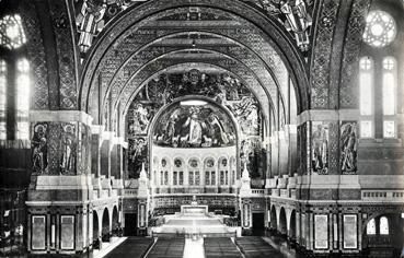 Iconographie - La basilique de Lisieux - Vue d'ensemble