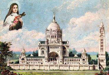 Iconographie - La basilique de Lisieux - Vue générale du projet