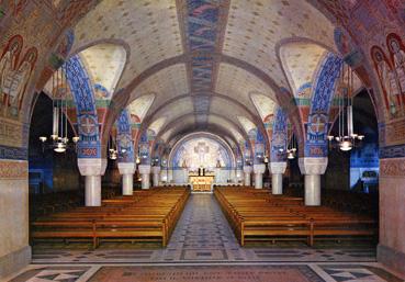 Iconographie - La basilique - La crypte - vue générale