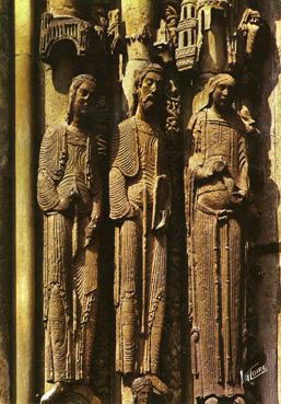 Iconographie - La cathédrale (XIIe siècle) Le portail royal