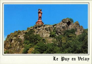 Iconographie - Ensemble du rocher Corneille surmonté de la statue colossale de N.D. de France