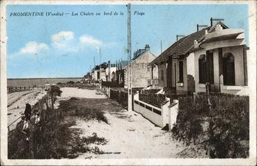 Iconographie - Les chalets au bord de la plage