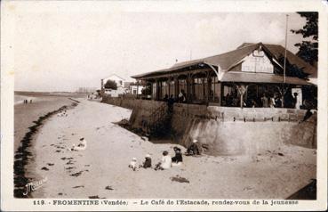 Iconographie - Le café de l'Estacade, rendez-vous de la jeunesse