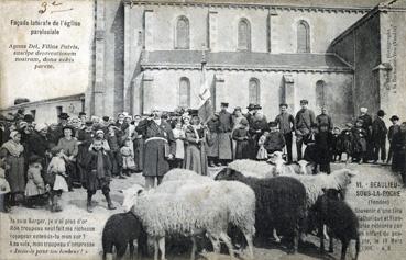 Iconographie - Façade latérale de l'église paroissiale - VI Souvenir de la fête catholique