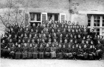 Iconographie - Collège de jeunes filles : une classe