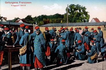 Iconographie - Gefangene franzosen - Kriegajarh 1914-15
