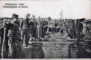 Iconographie - Gefangenen - Lager Friedrichsfeld bei Wessel